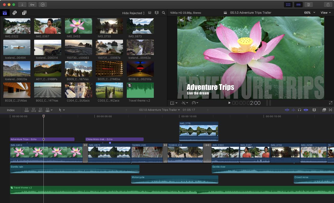 Final Cut Pro X for Video Editing on YouTube