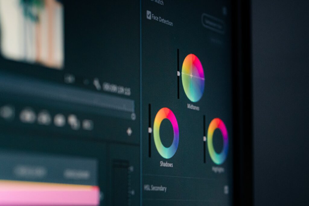 Video editor learning what is color grading