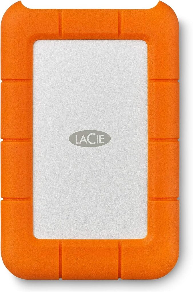 LaCie external hard drive for video editors